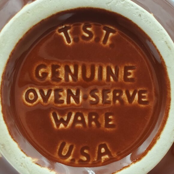 Taylor Smith & Taylor Oven Serve Brown Individual French Casserole Dishes TS&T - Picture 6 of 8